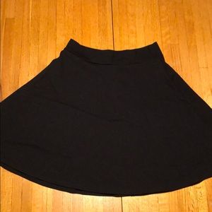 Black skater skirt